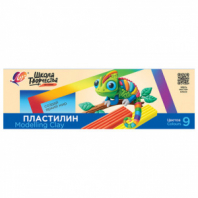 Пластилин классический ЛУЧ "Школа творчества", 9 цветов, 180 г, стек, картонная упаковка, 29С 1762-08 Пластилин классический ЛУЧ "Школа творчества", 9 цветов, 180 г, стек, картонная упаковка, 29С 1762-08