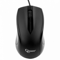 Мышь проводная GEMBIRD MUSOPTI9-905U, USB, 2 кнопки + 1 колесо-кнопка, оптическая, черная Мышь проводная GEMBIRD MUSOPTI9-905U, USB, 2 кнопки + 1 колесо-кнопка, оптическая, черная