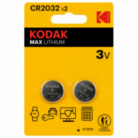 Батарейки литиевые KODAK Max Lithium CR2032 "таблетки, дисковые, кнопочные" КОМПЛЕКТ 2 шт., блистер, Б0037004 Батарейки литиевые KODAK Max Lithium CR2032 "таблетки, дисковые, кнопочные" КОМПЛЕКТ 2 шт., блистер, Б0037004