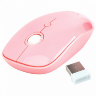 Мышь беспроводная GEMBIRD MUSW-390, 3 кнопки + 1 колесо-кнопка, оптическая, розовая Мышь беспроводная GEMBIRD MUSW-390, 3 кнопки + 1 колесо-кнопка, оптическая, розовая