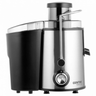 Соковыжималка CENTEK CT-1209, 600 Вт, стакан 0,5 л, емкость для жмыха 1,5 л, металл, сталь/черный Соковыжималка CENTEK CT-1209, 600 Вт, стакан 0,5 л, емкость для жмыха 1,5 л, металл, сталь/черный