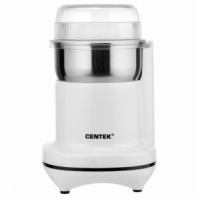 Кофемолка CENTEK CT-1365, мощность 250 Вт, вместимость 70 г, пластик, белая, CT-1365 White Кофемолка CENTEK CT-1365, мощность 250 Вт, вместимость 70 г, пластик, белая, CT-1365 White