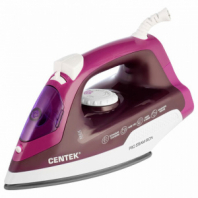 Утюг CENTEK CT-2348, 1800 Вт, антипригарное покрытие, антикапля, антинакипь, фиолетовый, CT-2348 VIOLET Утюг CENTEK CT-2348, 1800 Вт, антипригарное покрытие, антикапля, антинакипь, фиолетовый, CT-2348 VIOLET