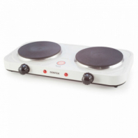 Настольная электрическая плита CENTEK CT-1507, 2000 Вт, 2 конфорки, 5 режимов нагрева, белая Настольная электрическая плита CENTEK CT-1507, 2000 Вт, 2 конфорки, 5 режимов нагрева, белая