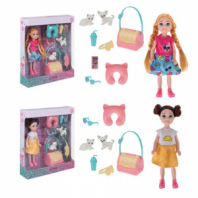 КУКЛА "Alisa Little Love", НАБОР, 2 питомца + 6 аксессуаров, 14,4 см, АССОРТИ, 2 вида, 1TOY КУКЛА "Alisa Little Love", НАБОР, 2 питомца + 6 аксессуаров, 14,4 см, АССОРТИ, 2 вида, 1TOY