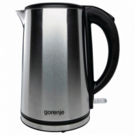 Чайник GORENJE K15DWS, 1,5 л, 2200 Вт, закрытый нагревательный элемент, металл, 740214 Чайник GORENJE K15DWS, 1,5 л, 2200 Вт, закрытый нагревательный элемент, металл, 740214