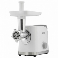 Мясорубка GORENJE MG1802SJW, 1800 Вт, производительность 2,1 кг/мин, 7 насадок, реверс, белый Мясорубка GORENJE MG1802SJW, 1800 Вт, производительность 2,1 кг/мин, 7 насадок, реверс, белый