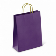 Крафт-пакет бумажный "Dark violet" 26х15х35 см, с кручеными ручками, 80 г/м2, моноцвет, 112405 Крафт-пакет бумажный "Dark violet" 26х15х35 см, с кручеными ручками, 80 г/м2, моноцвет, 112405