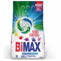 Стиральный порошок-автомат GEL гранула 2,4 кг, BIMAX "100 пятен", 2503-1АХ Стиральный порошок-автомат GEL гранула 2,4 кг, BIMAX "100 пятен", 2503-1АХ