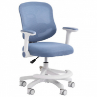 Кресло детское с подставкой для ног BRABIX KIDS "MG-215", сетка/ткань TW, голубое, 533312 Кресло детское с подставкой для ног BRABIX KIDS "MG-215", сетка/ткань TW, голубое, 533312