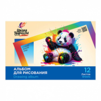 Альбом для рисования, А4, 12 листов, скоба, ЛУЧ "Школа творчества", 203х288 мм, "Панда", 35С 2282-08 Альбом для рисования, А4, 12 листов, скоба, ЛУЧ "Школа творчества", 203х288 мм, "Панда", 35С 2282-08