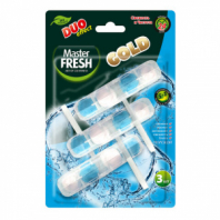 Блок туалетный подвесной твердый 3 шт. x 50 г, MASTER FRESH GOLD DUO EFFECT 5 в 1 "Морской", С0007434 Блок туалетный подвесной твердый 3 шт. x 50 г, MASTER FRESH GOLD DUO EFFECT 5 в 1 "Морской", С0007434
