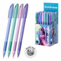 Ручка шариковая с грипом ERICH KRAUSE "U-109 Stick&Grip Pastel", СИНЯЯ, 58111 Ручка шариковая с грипом ERICH KRAUSE "U-109 Stick&Grip Pastel", СИНЯЯ, 58111