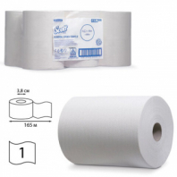 Полотенца бумажные рулонные KIMBERLY-CLARK Scott, КОМПЛЕКТ 6 шт., Slimroll, 165 м, белые, артикул 6657 Полотенца бумажные рулонные KIMBERLY-CLARK Scott, КОМПЛЕКТ 6 шт., Slimroll, 165 м, белые, артикул 6657