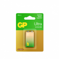 Батарейка 1 шт., GP Ultra G-Tech, Крона (6LR61, 6LF22, 1604A), алкалиновая, блистер, 1604AU-5CR1 Батарейка 1 шт., GP Ultra G-Tech, Крона (6LR61, 6LF22, 1604A), алкалиновая, блистер, 1604AU-5CR1