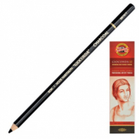 Карандаш угольный KOH-I-NOOR, 1 шт., "Gioconda", корпус черный, средняя твердость, 3,8 мм, 8810002001KS Карандаш угольный KOH-I-NOOR, 1 шт., "Gioconda", корпус черный, средняя твердость, 3,8 мм, 8810002001KS