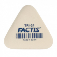 Ластик FACTIS (Испания) TRI 24, 51х46х12 мм, белый, треугольный, мягкий, PMFTRI24 Ластик FACTIS (Испания) TRI 24, 51х46х12 мм, белый, треугольный, мягкий, PMFTRI24