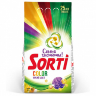 Стиральный порошок-автомат 6 кг, SORTI "Color" яркий цвет, 8575-3АХ Стиральный порошок-автомат 6 кг, SORTI "Color" яркий цвет, 8575-3АХ
