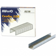 Скобы для степлера №23/8, 1000 штук, KW-trio, от 10 до 50 листов, 0238, -0238 Скобы для степлера №23/8, 1000 штук, KW-trio, от 10 до 50 листов, 0238, -0238