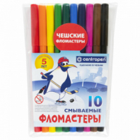 Фломастеры 10 ЦВЕТОВ CENTROPEN "Пингвины", смываемые, вентилируемый колпачок, 7790/10ET, 7 7790 1086 Фломастеры 10 ЦВЕТОВ CENTROPEN "Пингвины", смываемые, вентилируемый колпачок, 7790/10ET, 7 7790 1086