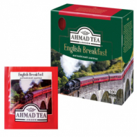 Чай AHMAD "English Breakfast" черный, 100 пакетиков в конвертах по 2 г, 600i-08 Чай AHMAD "English Breakfast" черный, 100 пакетиков в конвертах по 2 г, 600i-08