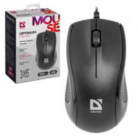Мышь проводная DEFENDER Optimum MB-160, USB, 2 кнопки + 1 колесо-кнопка, оптическая, черная, 52160 Мышь проводная DEFENDER Optimum MB-160, USB, 2 кнопки + 1 колесо-кнопка, оптическая, черная, 52160