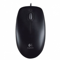 Мышь проводная LOGITECH B100, USB, 2 кнопки + 1 колесо-кнопка, оптическая, черная Мышь проводная LOGITECH B100, USB, 2 кнопки + 1 колесо-кнопка, оптическая, черная