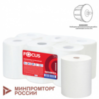 Полотенца бумажные рулонные 150 м FOCUS (H1) Extra Quick, втулка 38 мм, 2-слойные, белые, КОМПЛЕКТ 6 рулонов, 5050023 Полотенца бумажные рулонные 150 м FOCUS (H1) Extra Quick, втулка 38 мм, 2-слойные, белые, КОМПЛЕКТ 6 рулонов, 5050023
