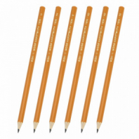 Карандаши чернографитные KOH-I-NOOR, НАБОР 6 шт., 2Н-2В, без резинки, заточенные, 1696/6, 1696006041TE Карандаши чернографитные KOH-I-NOOR, НАБОР 6 шт., 2Н-2В, без резинки, заточенные, 1696/6, 1696006041TE