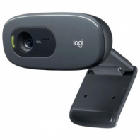 Веб-камера LOGITECH C270, 1/3 Мп, микрофон, USB 2.0, регулируемый крепеж, черная Веб-камера LOGITECH C270, 1/3 Мп, микрофон, USB 2.0, регулируемый крепеж, черная