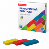 Пластилин классический ERICH KRAUSE, 12 цветов, 192 г, 50558 Пластилин классический ERICH KRAUSE, 12 цветов, 192 г, 50558