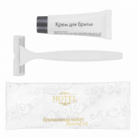 Бритвенный набор КОМПЛЕКТ 200 шт., HOTEL (крем для бритья + станок), саше, флоупак, 2000121/1 Бритвенный набор КОМПЛЕКТ 200 шт., HOTEL (крем для бритья + станок), саше, флоупак, 2000121/1