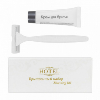 Бритвенный набор КОМПЛЕКТ 200 шт., HOTEL (крем для бритья + станок), картон, 2000121 Бритвенный набор КОМПЛЕКТ 200 шт., HOTEL (крем для бритья + станок), картон, 2000121