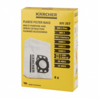 Мешки для сбора пыли KARCHER, КОМПЛЕКТ 4 шт., нетканые, пылесосы WD2 Plus/3, SE 4001/02, 2.863-314.0 Мешки для сбора пыли KARCHER, КОМПЛЕКТ 4 шт., нетканые, пылесосы WD2 Plus/3, SE 4001/02, 2.863-314.0