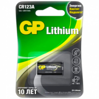 Батарейка GP Lithium CR123AE, литиевая 1 шт., блистер, 3В, CR123AE-2CR1 Батарейка GP Lithium CR123AE, литиевая 1 шт., блистер, 3В, CR123AE-2CR1