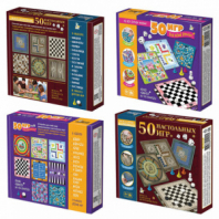 Игра настольная "50 игр для всей семьи", АССОРТИ, 10 КОР Игра настольная "50 игр для всей семьи", АССОРТИ, 10 КОР