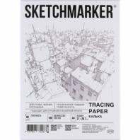 Калька А4 для печати и творчества, 90 г/м2, 100 листов, SKETCHMARKER, SM17119