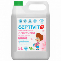 Гель для стирки гипоаллергенный 5 л, SEPTIVIT "Детский" Гель для стирки гипоаллергенный 5 л, SEPTIVIT "Детский"