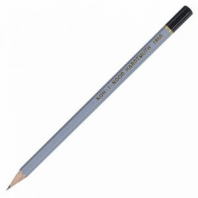 Карандаш чернографитный KOH-I-NOOR 1860, 1 шт., 2B, корпус серый, 186002B00104 Карандаш чернографитный KOH-I-NOOR 1860, 1 шт., 2B, корпус серый, 186002B00104