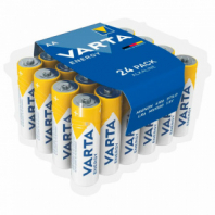 Батарейки алкалиновые "пальчиковые" КОМПЛЕКТ 24 шт., VARTA ENERGY, АА (LR6, 24А), пластиковый бокс, 4106229224 Батарейки алкалиновые "пальчиковые" КОМПЛЕКТ 24 шт., VARTA ENERGY, АА (LR6, 24А), пластиковый бокс, 4106229224