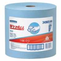 Протирочный нетканый материал KIMBERLY-CLARK Wypall X60, 1100 листов в рулоне, 31,5х34 см, голубой, 34965 Протирочный нетканый материал KIMBERLY-CLARK Wypall X60, 1100 листов в рулоне, 31,5х34 см, голубой, 34965