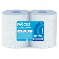Бумага протирочная FOCUS (W1) Jumbo, 2 слоя, КОМПЛЕКТ 2 рулона, 350 м, 1000 листов, лист 24х35, 5079731, 5043342/5079731 Бумага протирочная FOCUS (W1) Jumbo, 2 слоя, КОМПЛЕКТ 2 рулона, 350 м, 1000 листов, лист 24х35, 5079731, 5043342/5079731