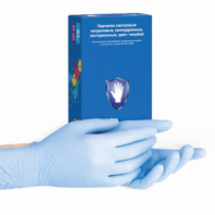 Перчатки нитриловые смотровые 50 пар (100 шт.), голубые, SAFE&CARE ZN302, размер XL (очень большой), ЧЗ Перчатки нитриловые смотровые 50 пар (100 шт.), голубые, SAFE&CARE ZN302, размер XL (очень большой), ЧЗ