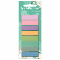 Закладки клейкие ERICH KRAUSE Pastel Bloom, пластиковые, 12х45 мм, 160 штук (20 л. х 8 цветов), 61560 Закладки клейкие ERICH KRAUSE Pastel Bloom, пластиковые, 12х45 мм, 160 штук (20 л. х 8 цветов), 61560