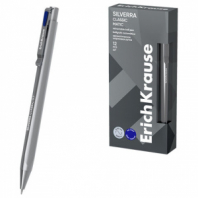 Ручка шариковая автоматическая ERICH KRAUSE "Silverra Matic Classic", СИНЯЯ, линия 0,35 мм, 63132 Ручка шариковая автоматическая ERICH KRAUSE "Silverra Matic Classic", СИНЯЯ, линия 0,35 мм, 63132
