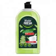 Средство для мытья посуды 1 л MASTER FRESH TURBO "Алоэ вера", гель, флип-топ, С0008037 Средство для мытья посуды 1 л MASTER FRESH TURBO "Алоэ вера", гель, флип-топ, С0008037