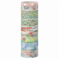Клейкие WASHI-ленты для декора "Микс №1", 15 мм х 3 м, 7 цветов, рисовая бумага, ОСТРОВ СОКРОВИЩ, 661709 Клейкие WASHI-ленты для декора "Микс №1", 15 мм х 3 м, 7 цветов, рисовая бумага, ОСТРОВ СОКРОВИЩ, 661709