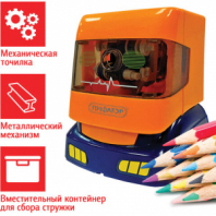 Точилка механическая ПИФАГОР "Грузовик", корпус оранжевый, 228488 Точилка механическая ПИФАГОР "Грузовик", корпус оранжевый, 228488