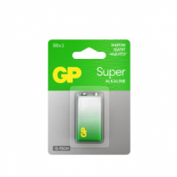 Батарейка 1 шт., GP Super G-Tech, Крона (6LR61, 6LF22, 1604A), алкалиновая, блистер, 1604A-5CR1, 1604A-BC1 Батарейка 1 шт., GP Super G-Tech, Крона (6LR61, 6LF22, 1604A), алкалиновая, блистер, 1604A-5CR1, 1604A-BC1