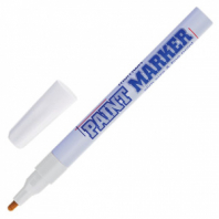 Маркер-краска лаковый (paint marker) MUNHWA "Slim", 2 мм, БЕЛЫЙ, нитро-основа, алюминиевый корпус, SPM-05 Маркер-краска лаковый (paint marker) MUNHWA "Slim", 2 мм, БЕЛЫЙ, нитро-основа, алюминиевый корпус, SPM-05